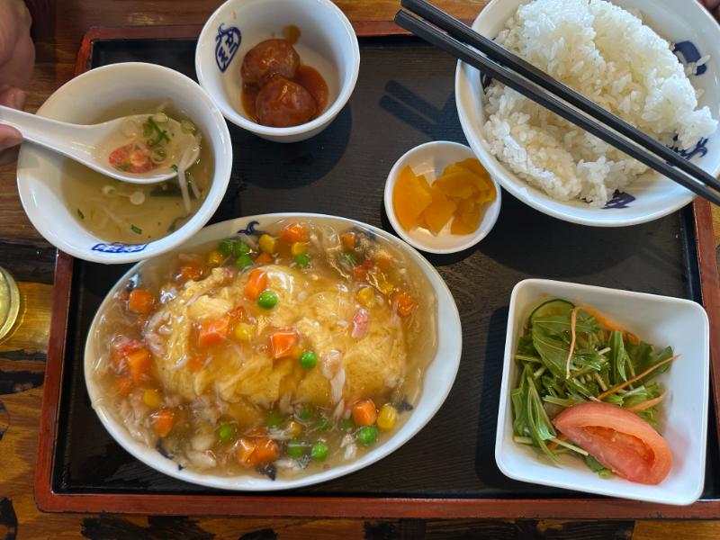 芙蓉蟹定食（かに玉）