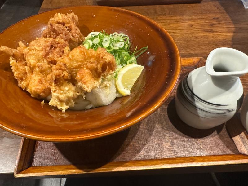 とり天ぶっかけ